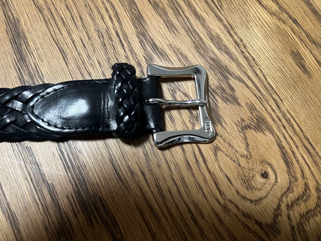 【J&MD】ジェイ&エム デヴィッドソン レザー メッシュ ベルト 30/75