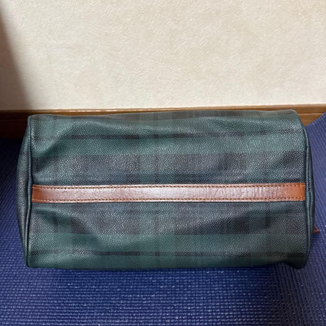 ラルフローレン　ミニボストンバック　チェック柄　PVC