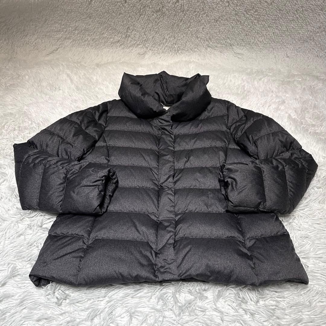 極美品✨】洗える✨】自由区 ダウンジャケット シルバー ミドル丈ダウンコート