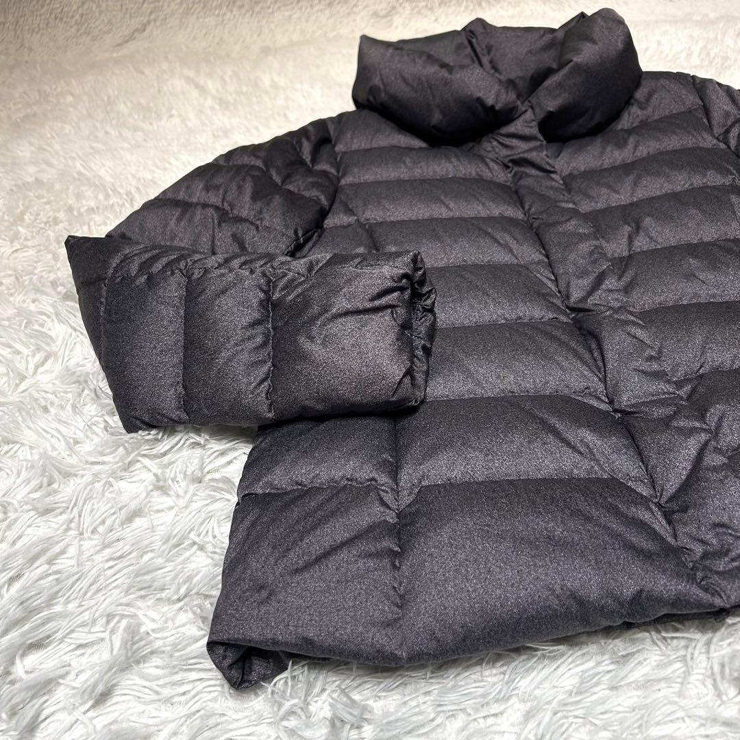 極美品✨】洗える✨】自由区 ダウンジャケット シルバー ミドル丈ダウンコート