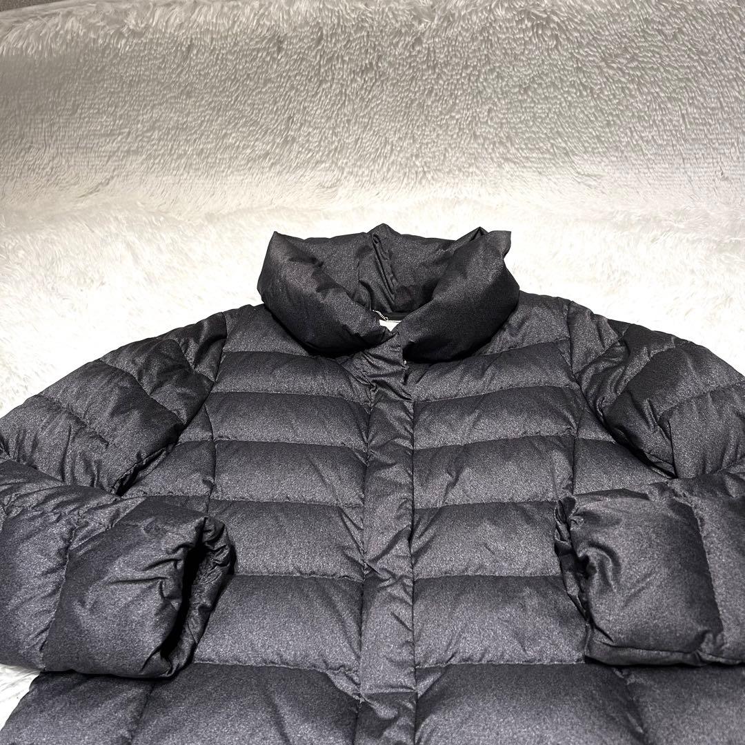 極美品✨】洗える✨】自由区 ダウンジャケット シルバー ミドル丈ダウンコート