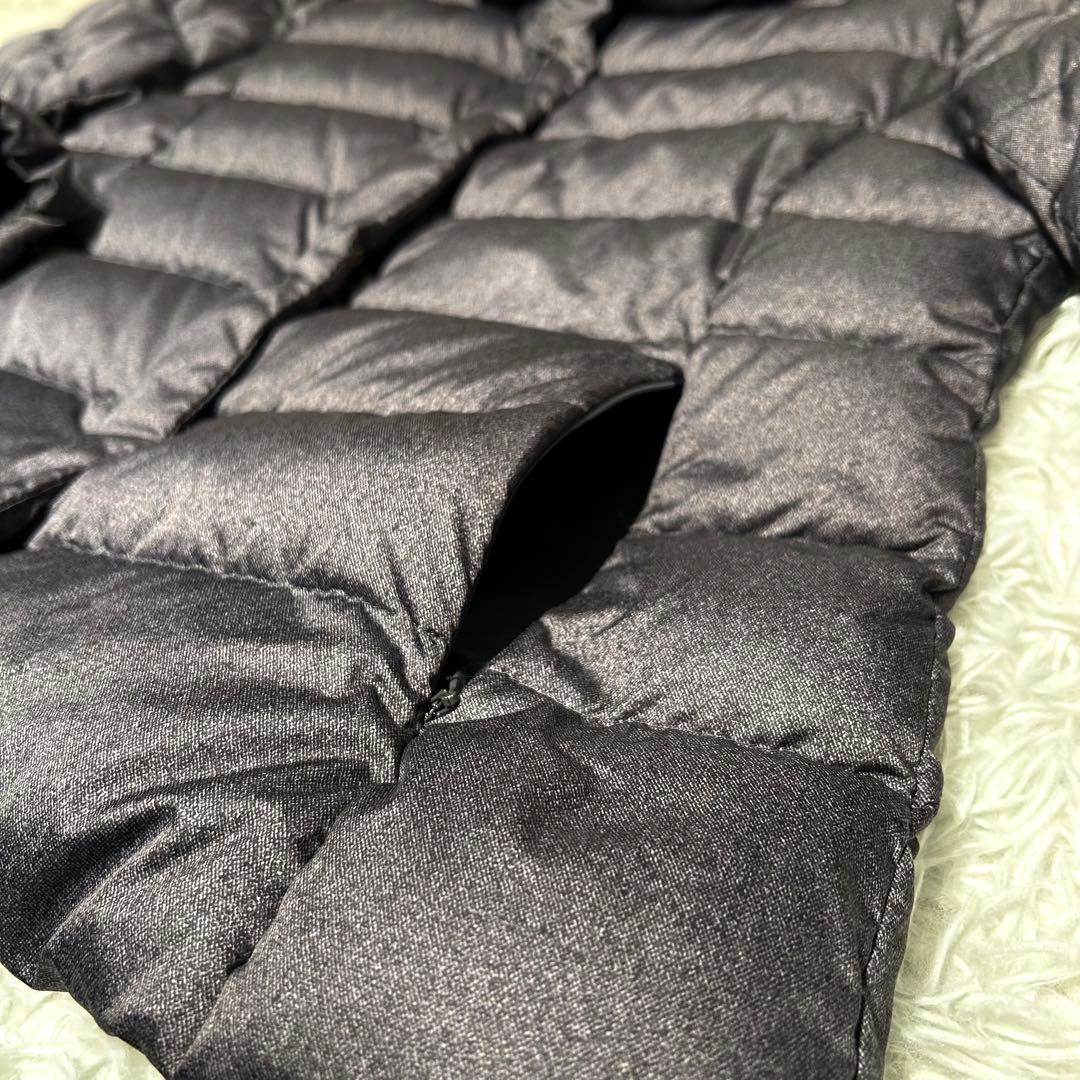 極美品✨】洗える✨】自由区 ダウンジャケット シルバー ミドル丈ダウンコート