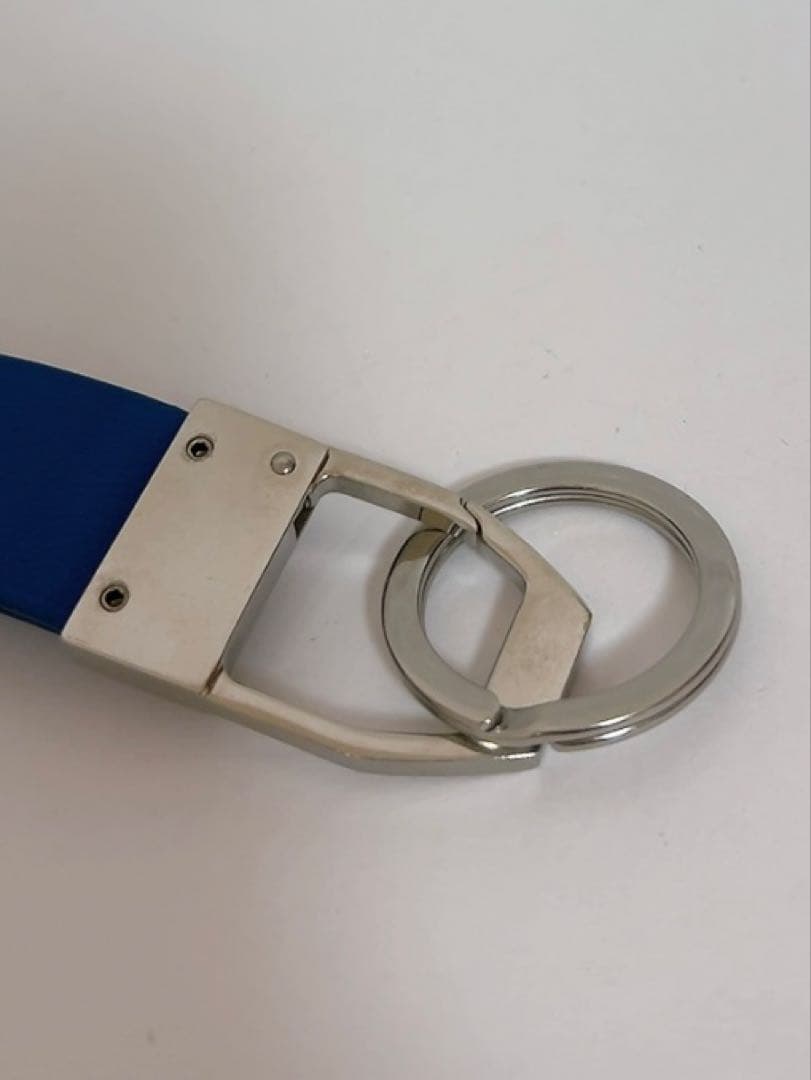 ボッテガヴェネタ　BOTTEGA VENETA キーリング　キーホルダー　青