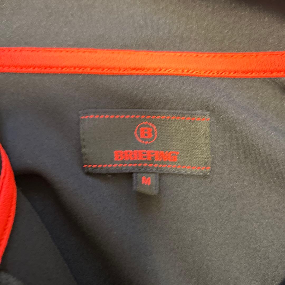 美品　BRIEFING 3Dロゴパーカー ブルゾン　黒