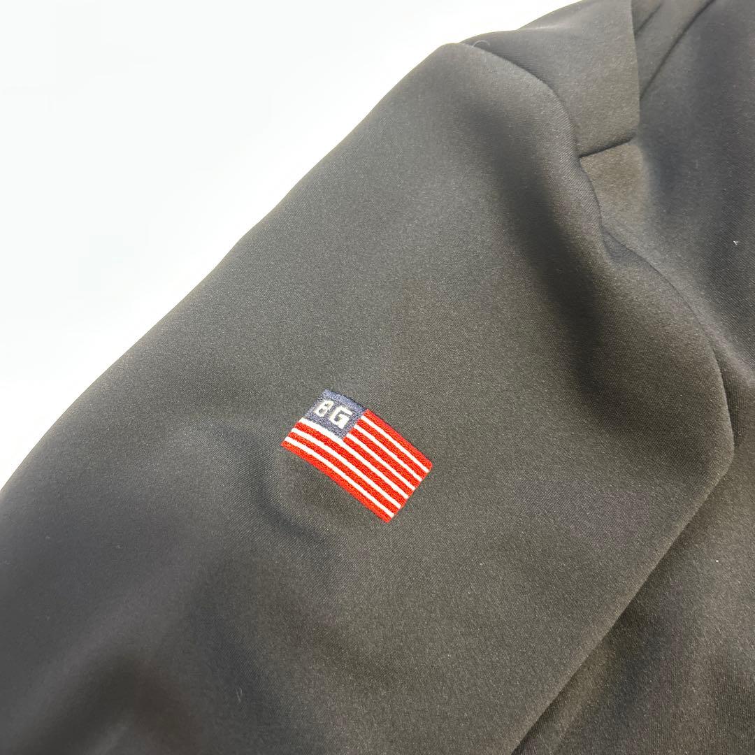 美品　BRIEFING 3Dロゴパーカー ブルゾン　黒