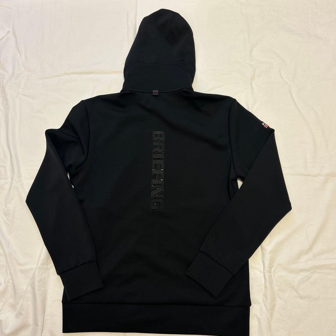美品　BRIEFING 3Dロゴパーカー ブルゾン　黒