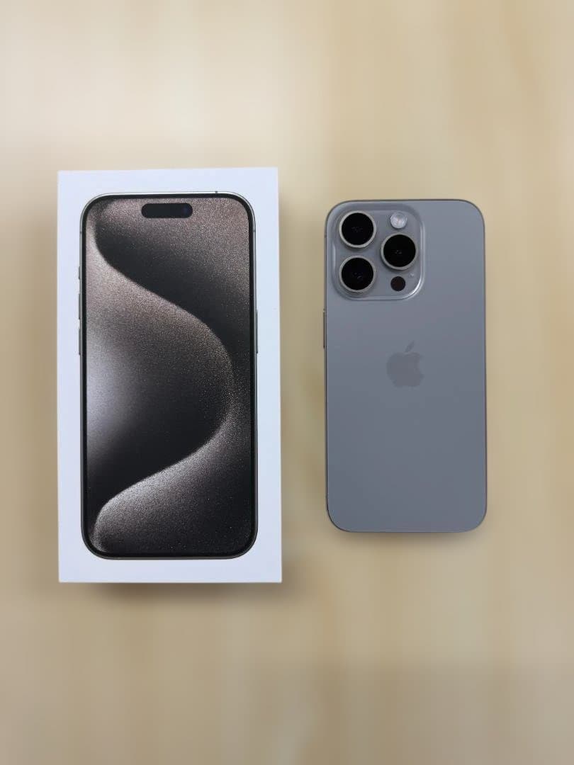 iPhone15 pro 512GB ナチュラルチタニウム SIMフリー