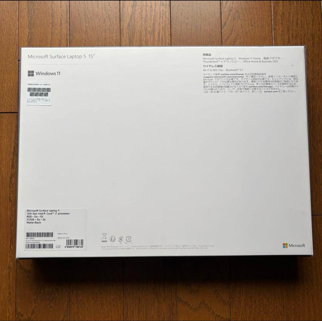Windowsノート本体 Microsoft Surface Laptop 5 512GB