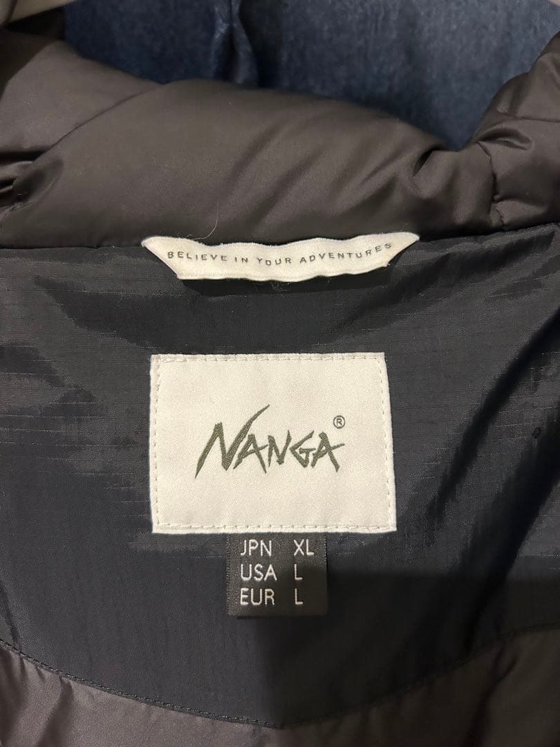 NANGA ブラック ダウンジャケット　XL