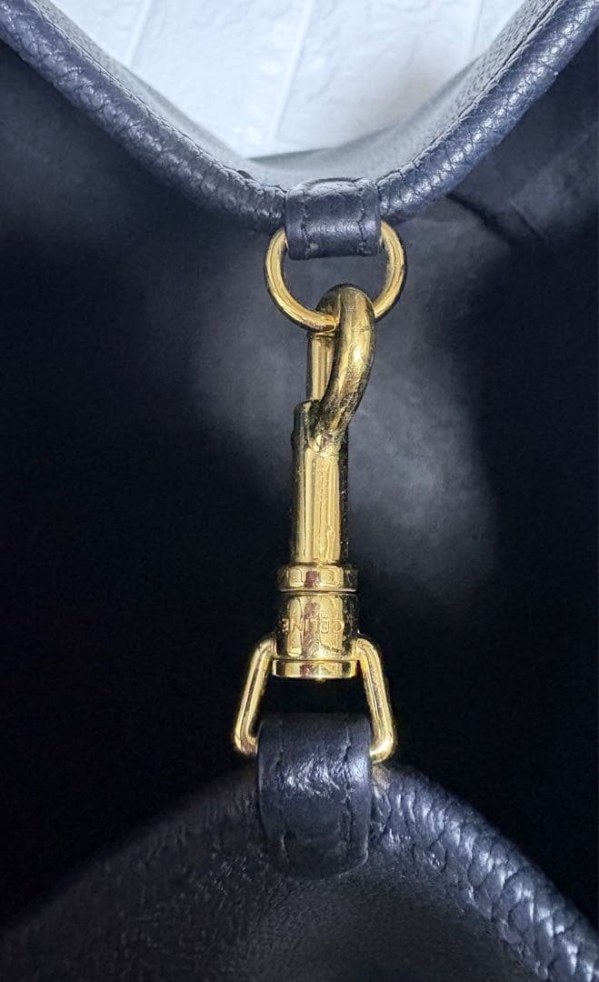 CELINE セリーヌ スモールフォールドカバ 2WAY黒