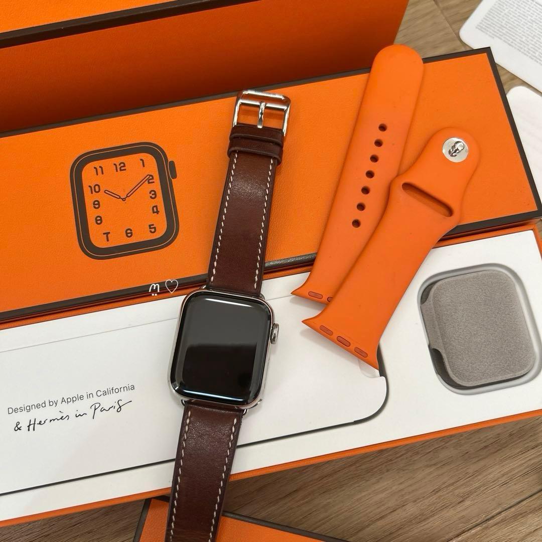 アップルウォッチ　エルメス　シリーズ5　GPSセルラーモデル40mm　バンド2本