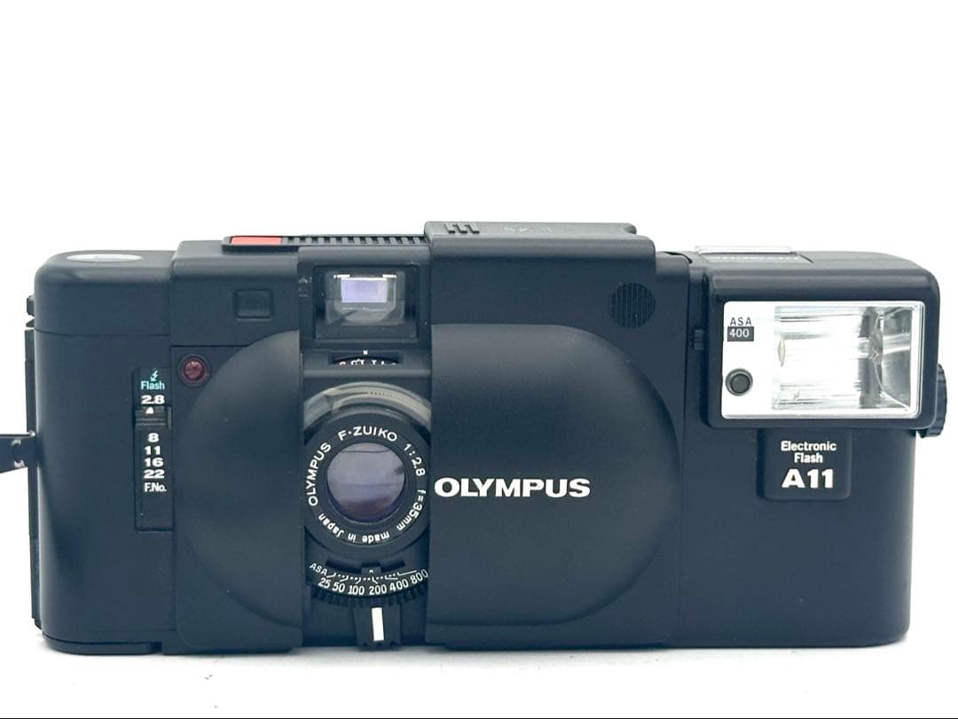 【完動品】OLYMPUS XA + A11 フィルムカメラ 動作確認済み