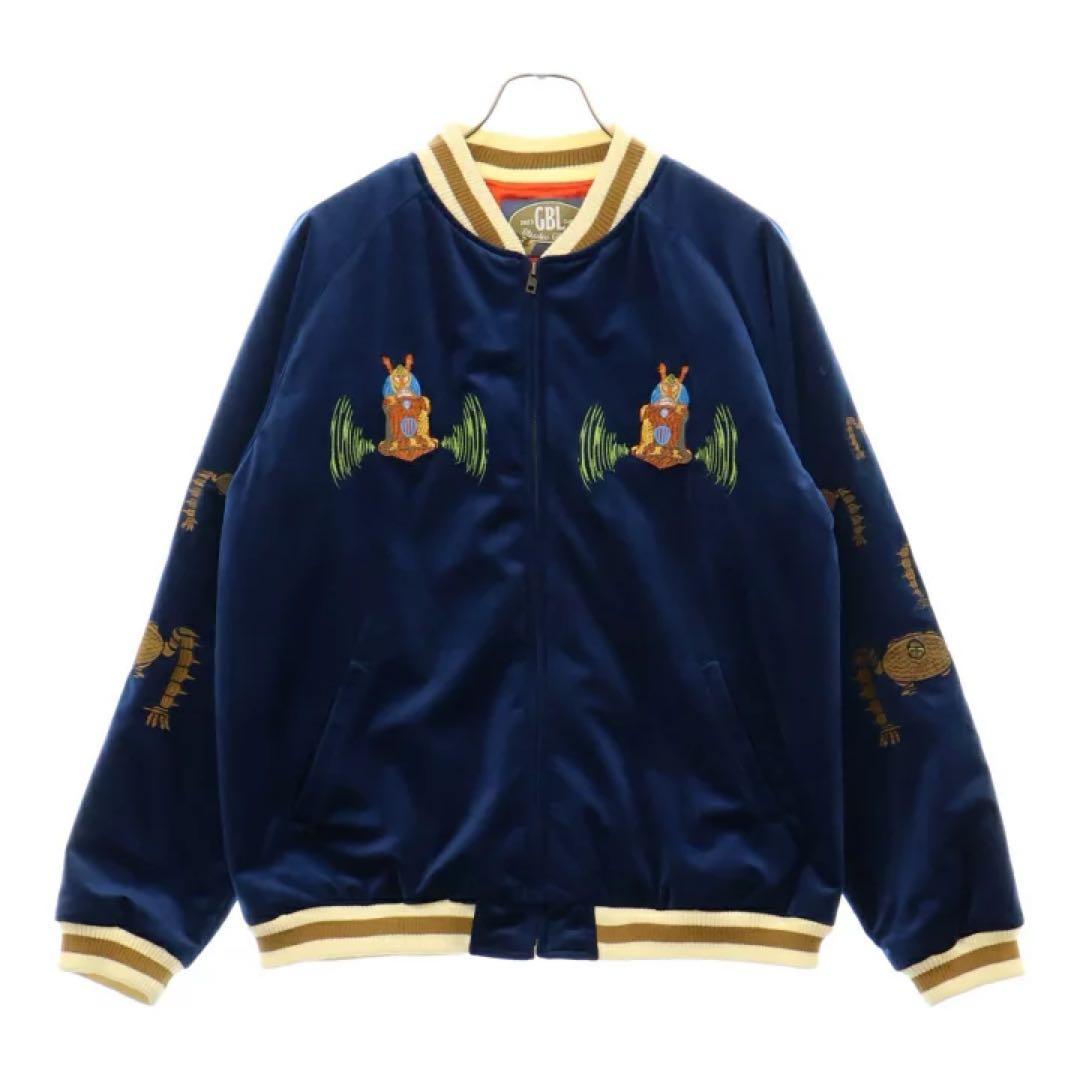 【GBL】天空の城ラピュタ 別珍スカジャン 天空の城 サイズXL