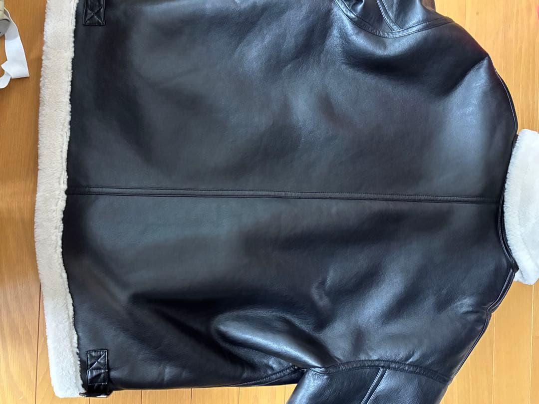 Lui’s フェイクレザームートンジャケット　Freeサイズ