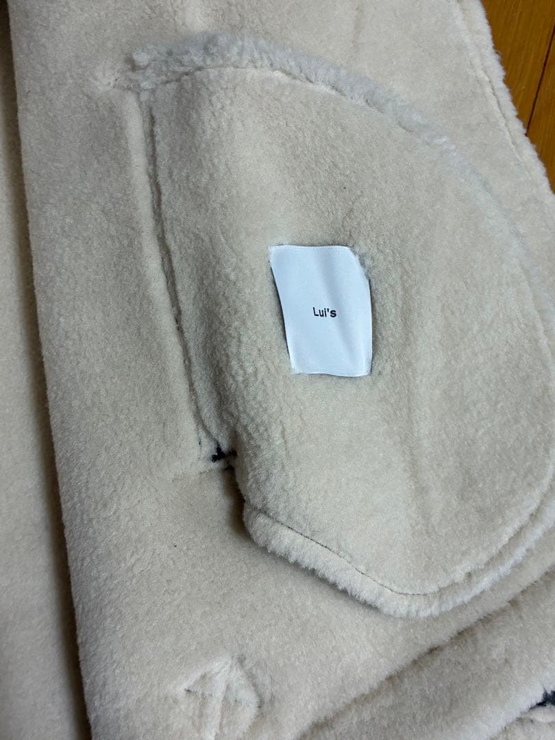 Lui’s フェイクレザームートンジャケット　Freeサイズ