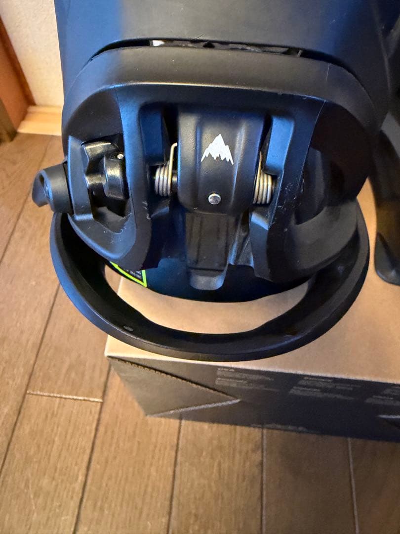 オレンジ　BURTON Step On ビンディング ブラック M