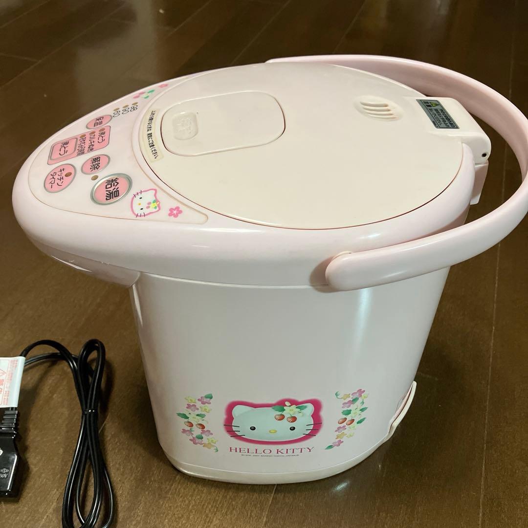 美品 レア 希少 ハローキティ　電気ポット タイガー魔法瓶 2001年物