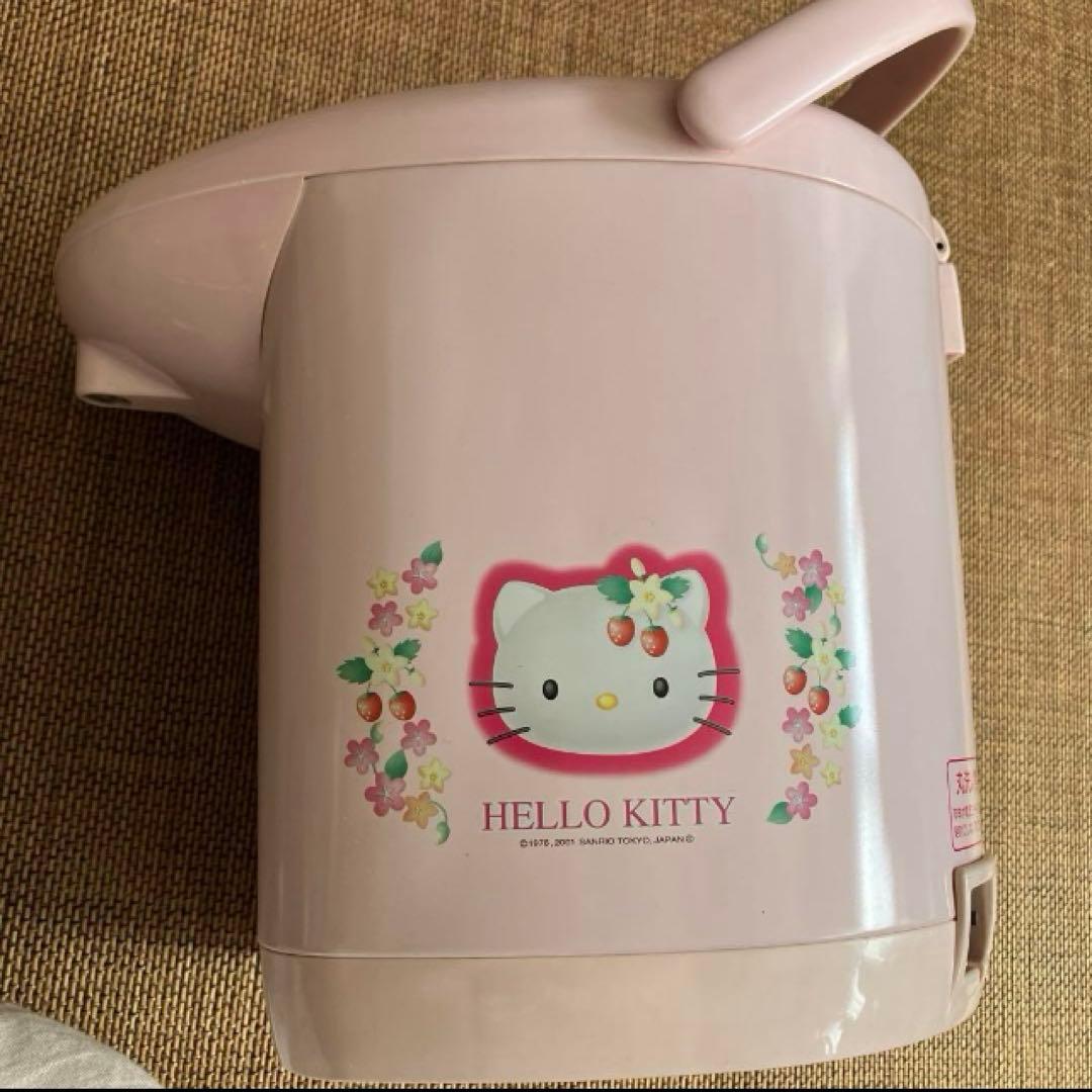 美品 レア 希少 ハローキティ　電気ポット タイガー魔法瓶 2001年物