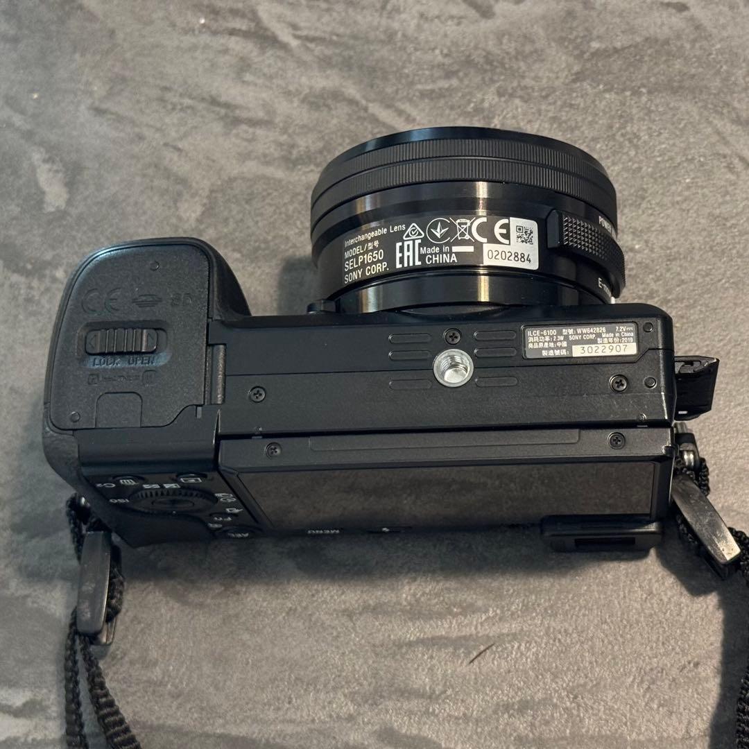 SONY α6100 ミラーレスカメラ E 16-50mm ※充電関連欠品あり