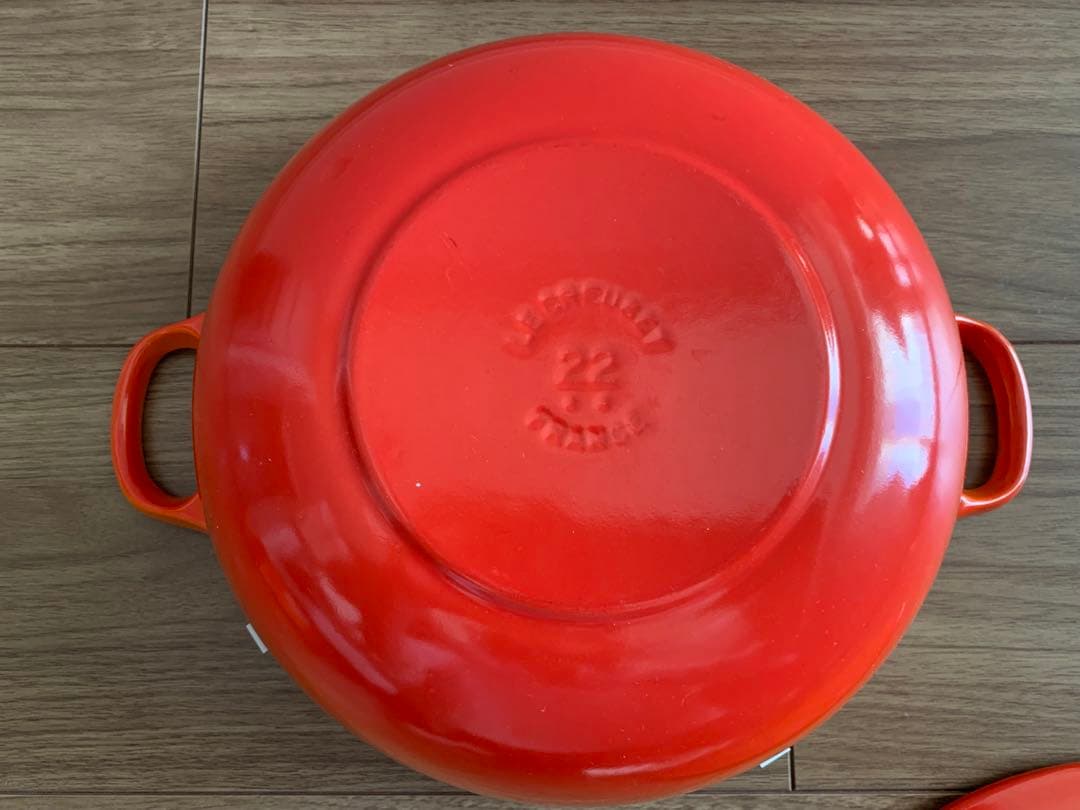 ル・クルーゼ　マルミット　オレンジ　22cm 鍋