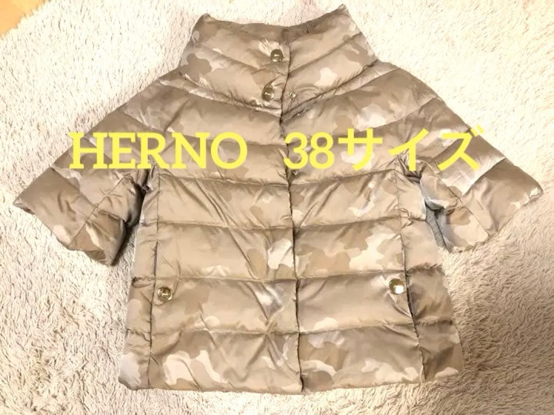 HERNO ヘルノ　ショート丈ダウン　38サイズ