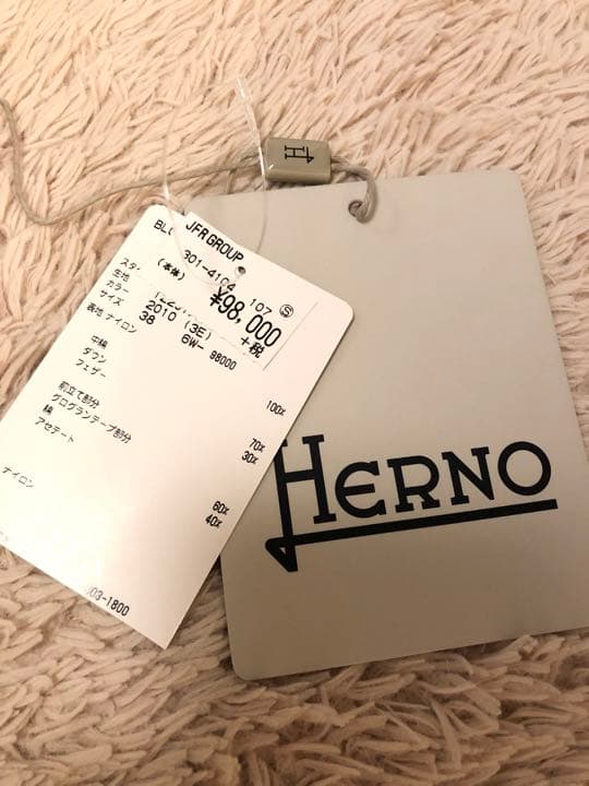 HERNO ヘルノ　ショート丈ダウン　38サイズ