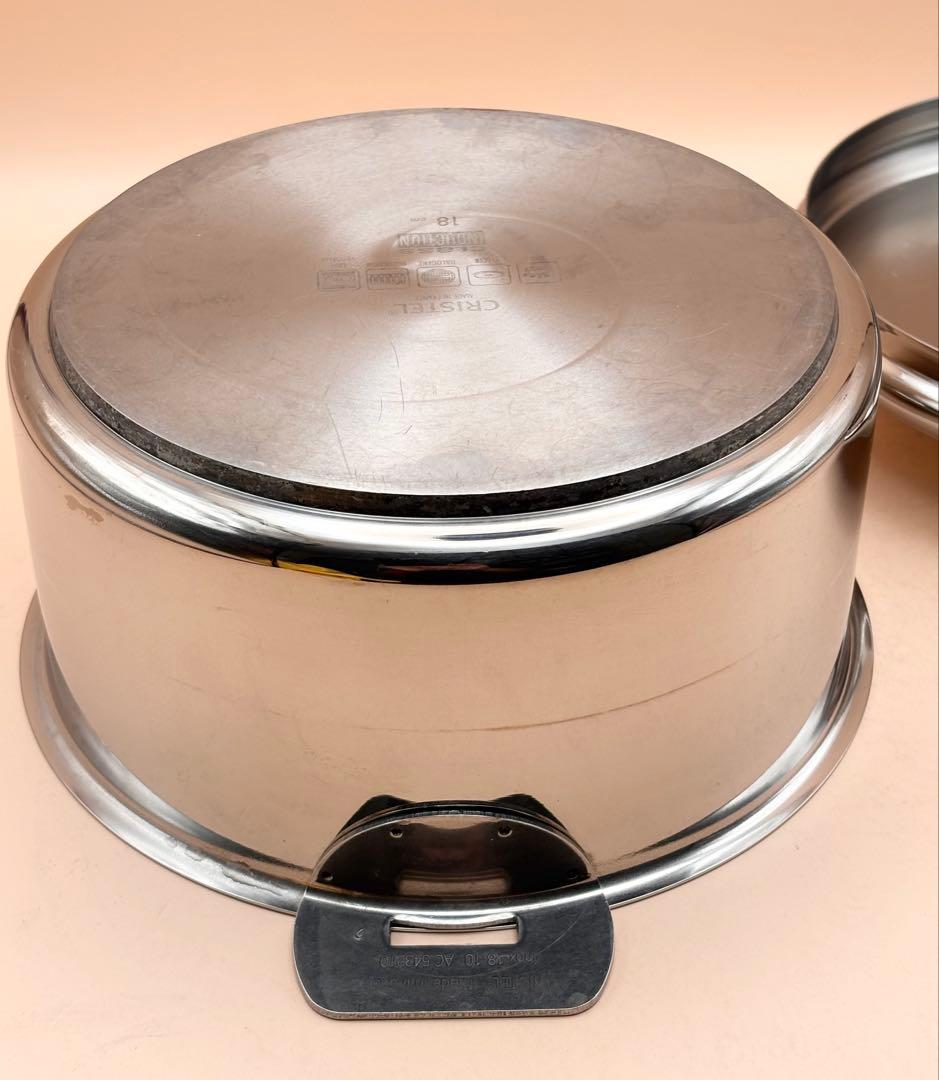 18cm CRISTEL クリステル　グラフィット 深鍋