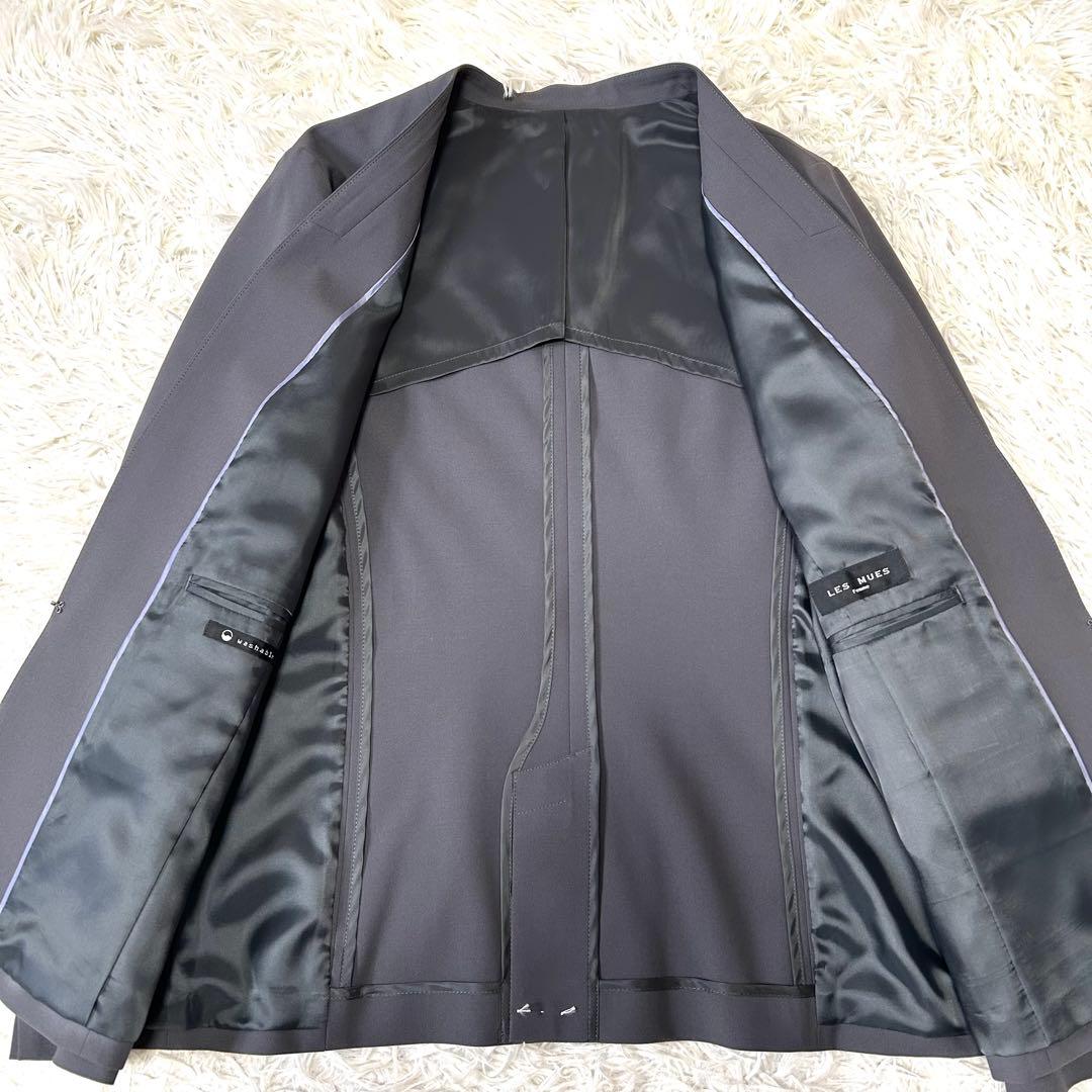 【未使用タグ付】AOKI×Oggi ストレッチノーカラージャケット パンツセット