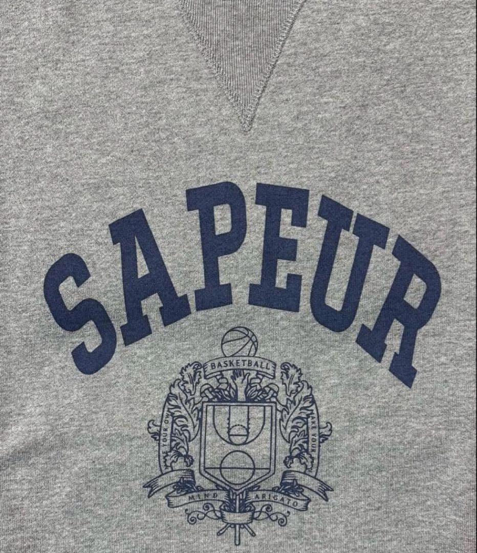 最終値下げSAPEUR サプール クルーネックトレーナー スウェットMサイズ長袖