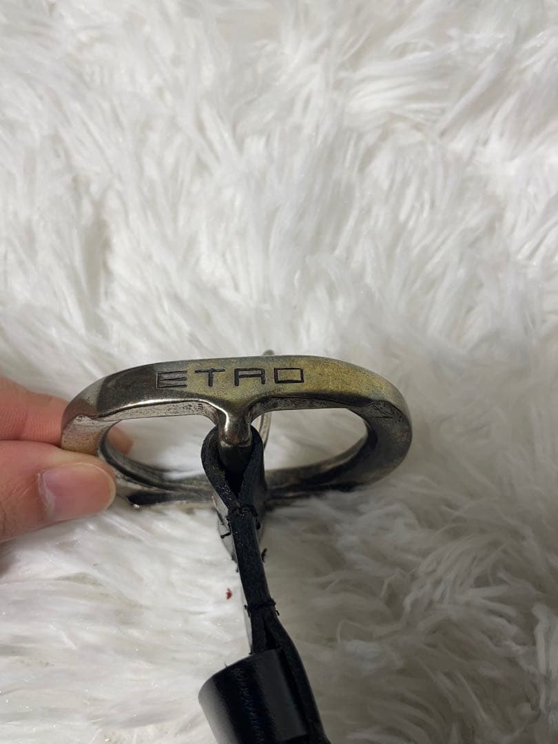 ETRO エトロ 編み込み 本革　レザーメッシュベルト ブラック イタリア製