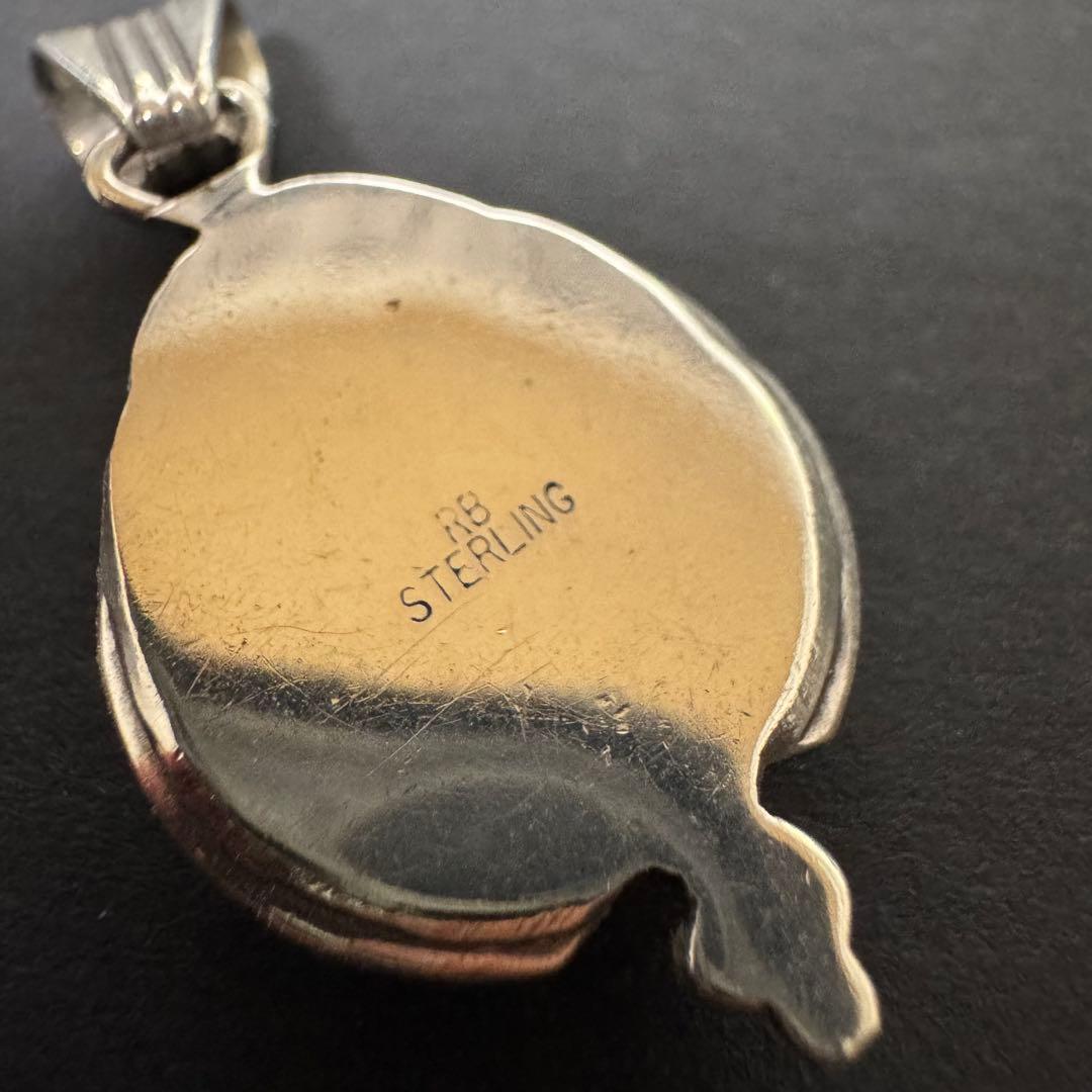 【Robert Becenti NAVAJO】インカローズ ペンダントトップ