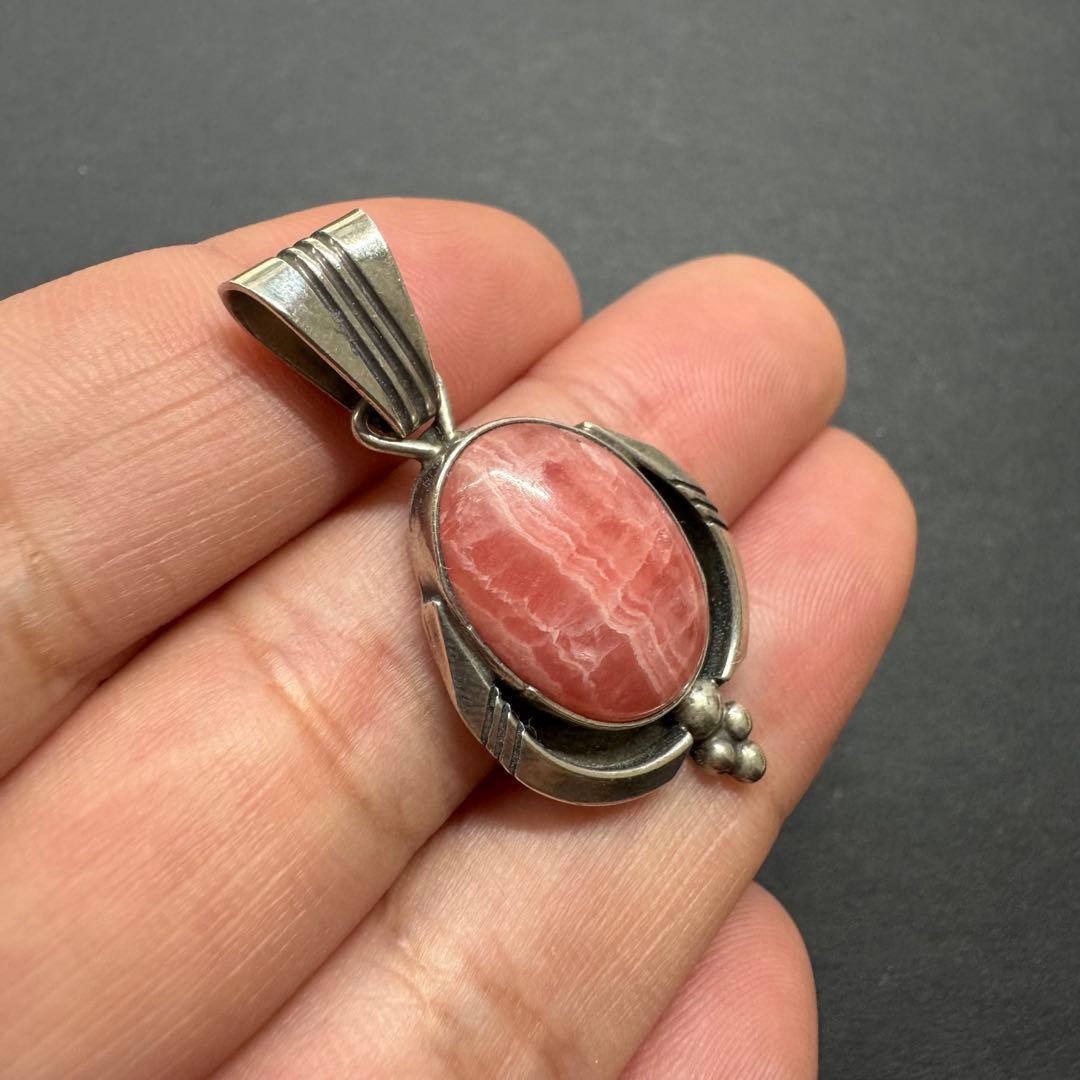 【Robert Becenti NAVAJO】インカローズ ペンダントトップ