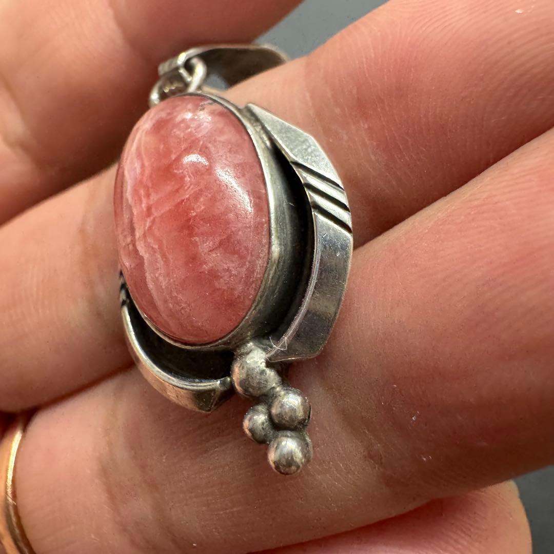 【Robert Becenti NAVAJO】インカローズ ペンダントトップ