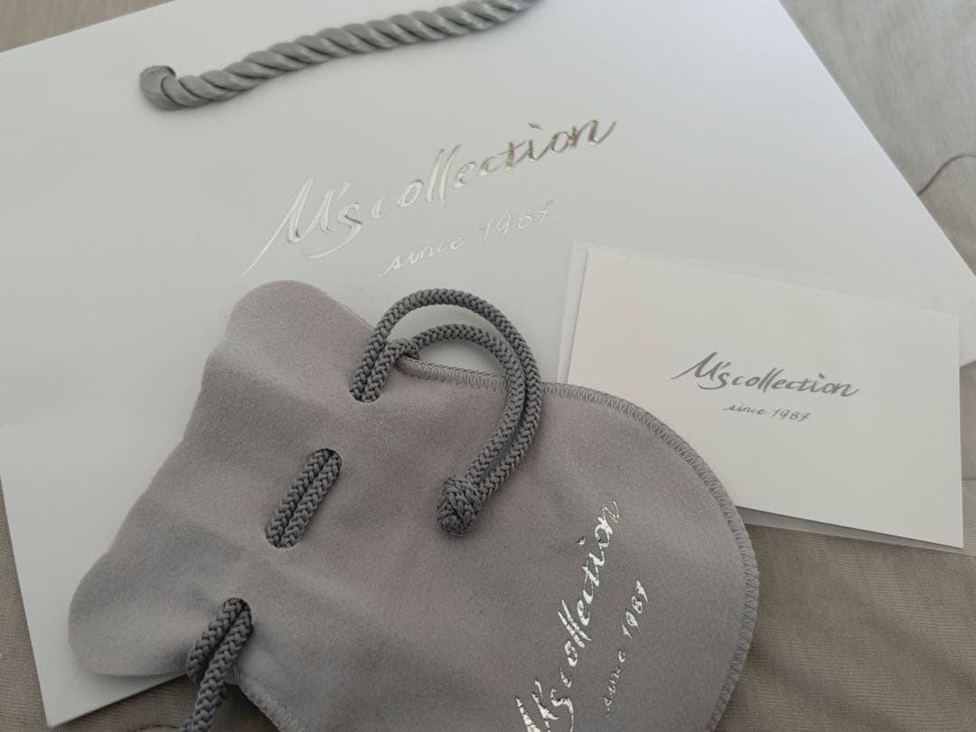 エムズコレクション 安全ピン シルバー 925 ネックレス　50cm