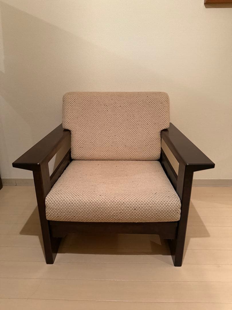 北海道民芸家具 ソファー シングル 1人掛け アンティーク 和モダン