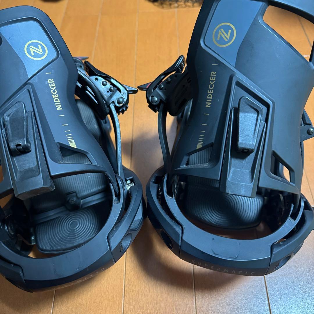 美品　NIDECKER SUPERMATIC スノーボード ビンディング M