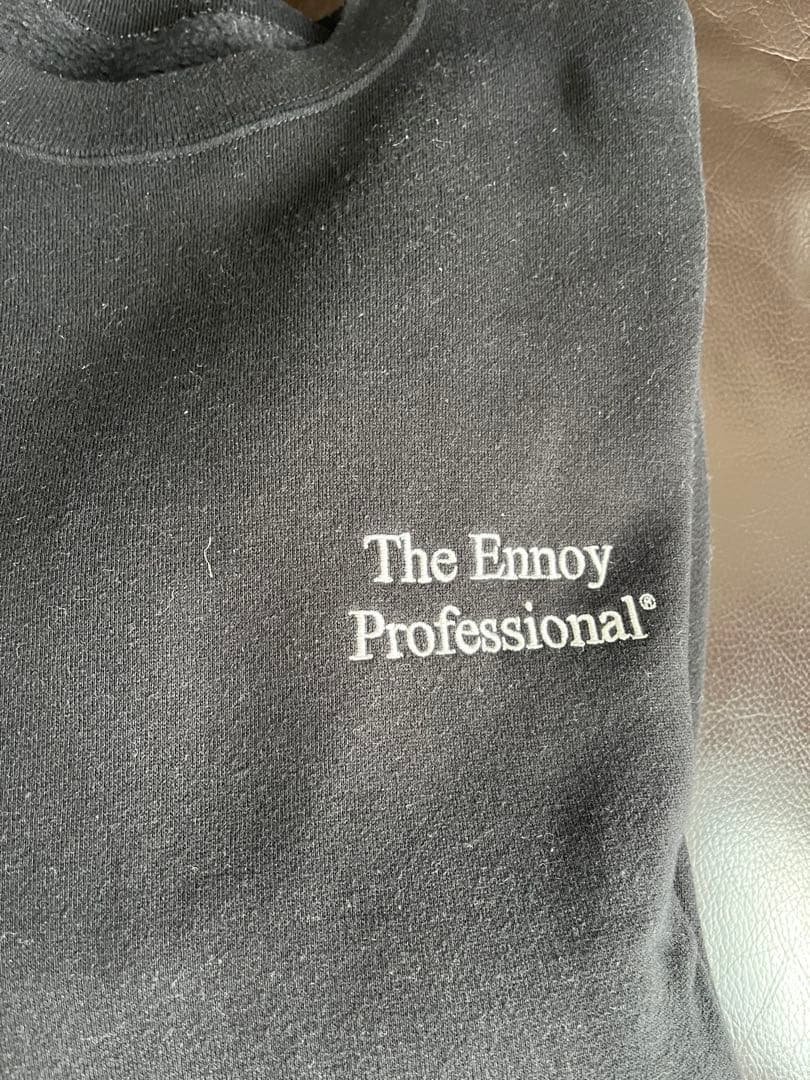 ENNOY エンノイ ロゴ スウェット スタイリスト私物 XL 25SS 黒