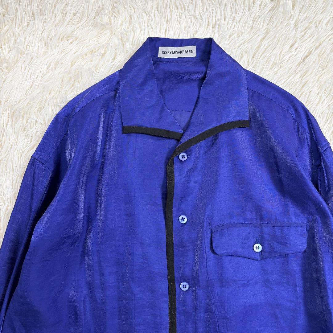 ✨美品✨ISSEY MIYAKE MEN 切替デザインシャツ 日本製 L~XL