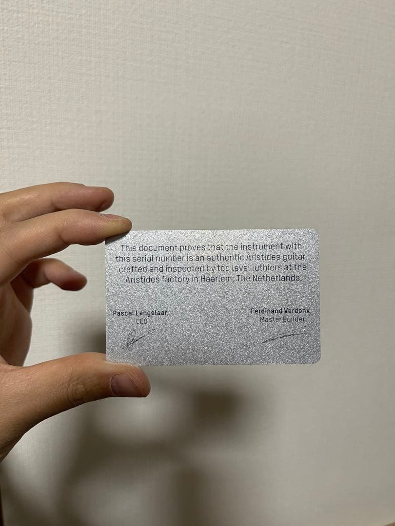 ギター Aristides Instruments 070SR Bare Knuckle