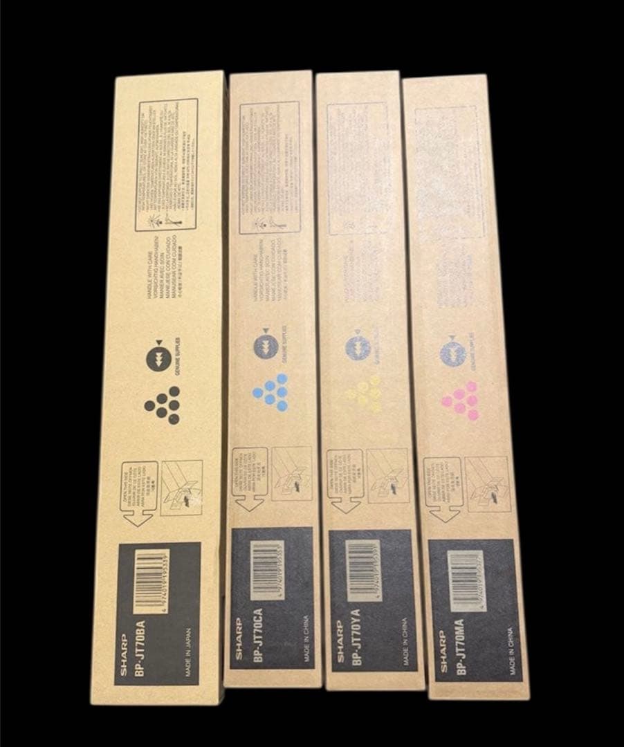 SHARP BP-70JTBA トナーカートリッジ 4色セット