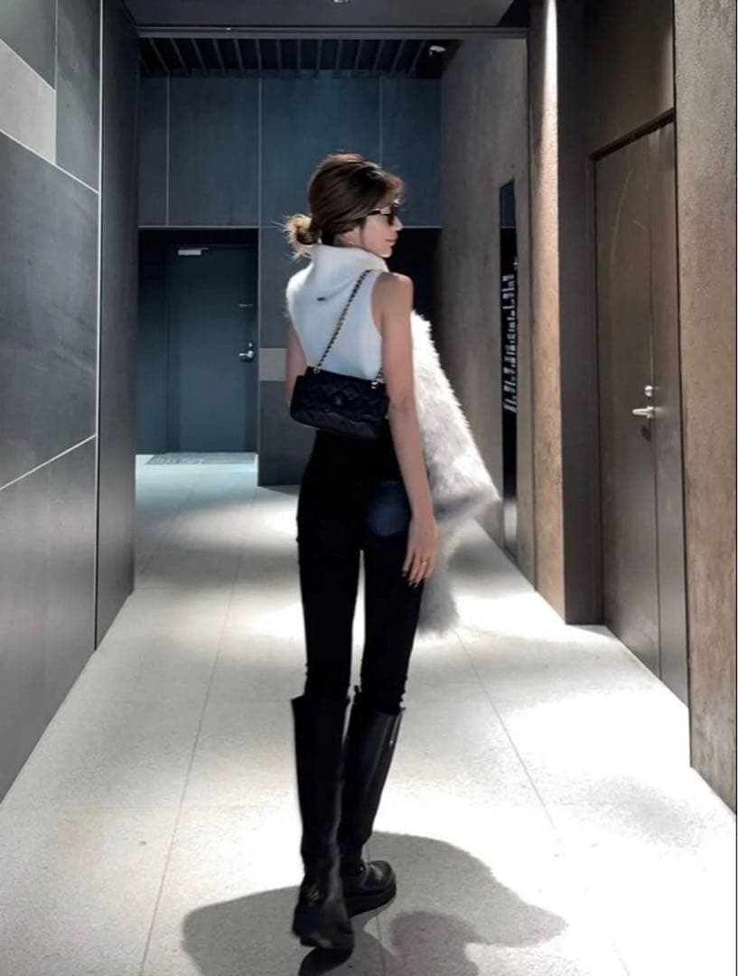 diante ハイウエストスキニーデニム　S