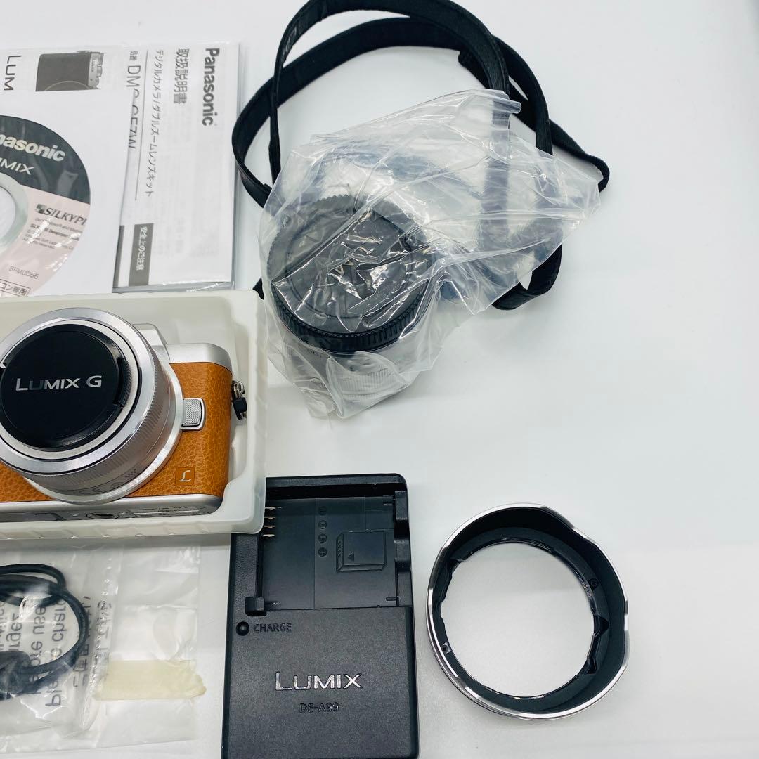 極美品　LUMIXG DMC-GF7Wミラーレス一眼カメラ