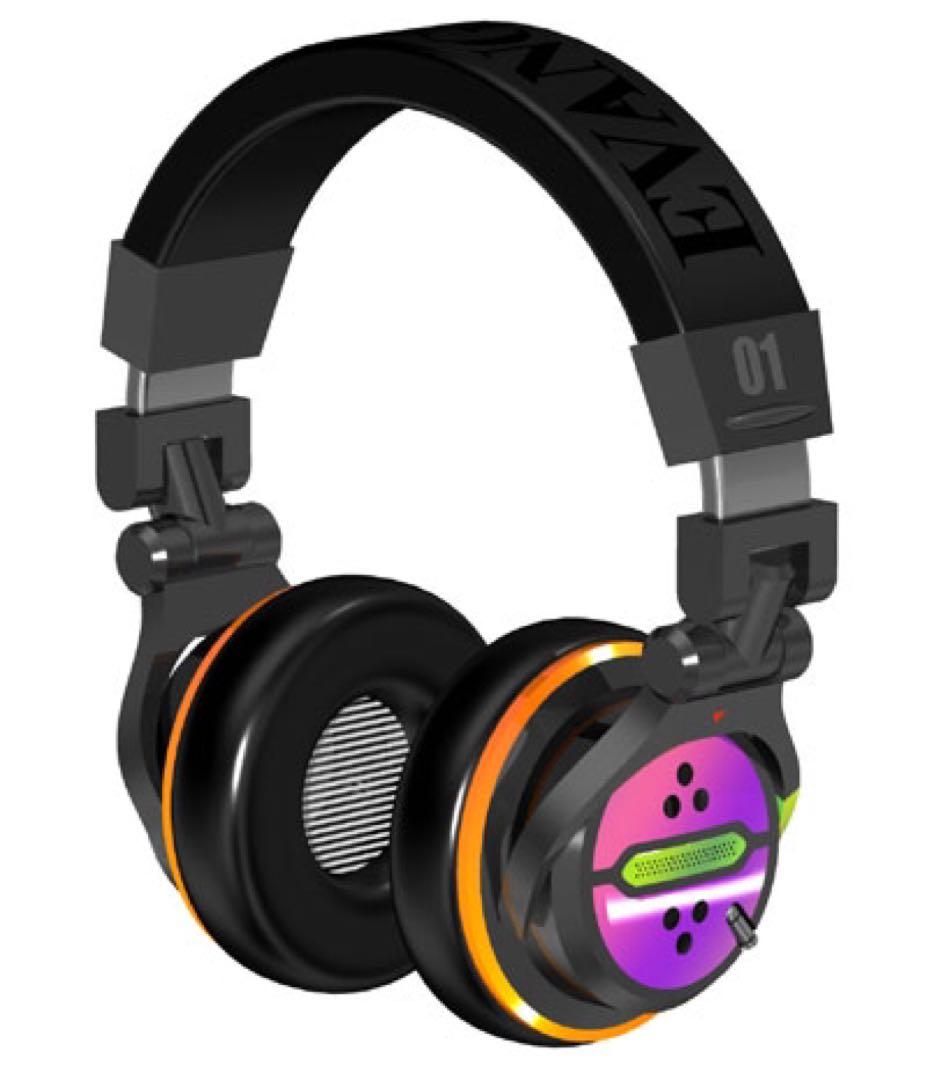 美品　ヱヴァンゲリヲン新劇場版　公開記念オリジナルヘッドフォンA.T.EVA01