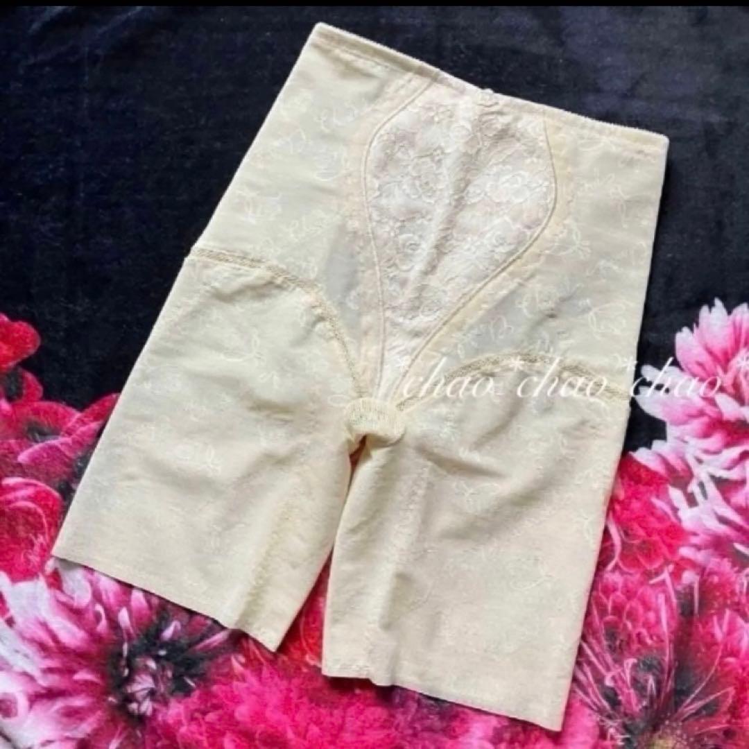 シャンデール エレガント フルロングガードル 76 シャンパンゴールド 補正下着