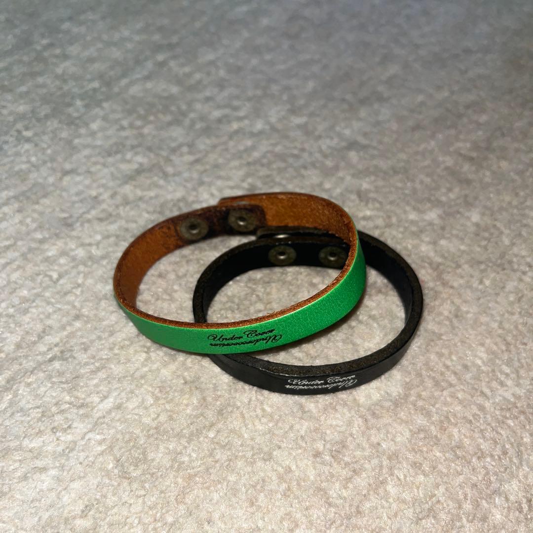 undercover レザーリング　レザーブレスレット　牛革