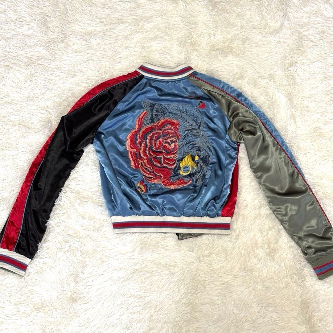 【美品】DIESEL ディーゼル レディース リバーシブル ブルゾン 刺繍