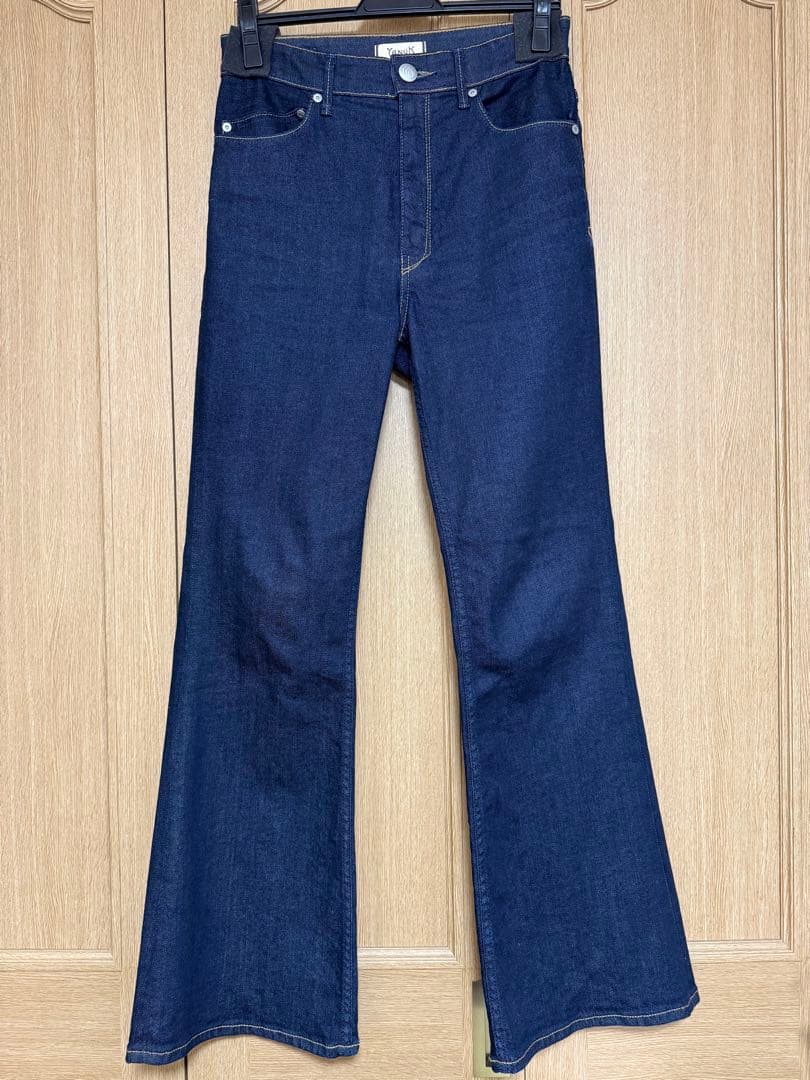 【超美品】 YANUK ヤヌーク ブーツカット ブーツカットデニム インディゴ