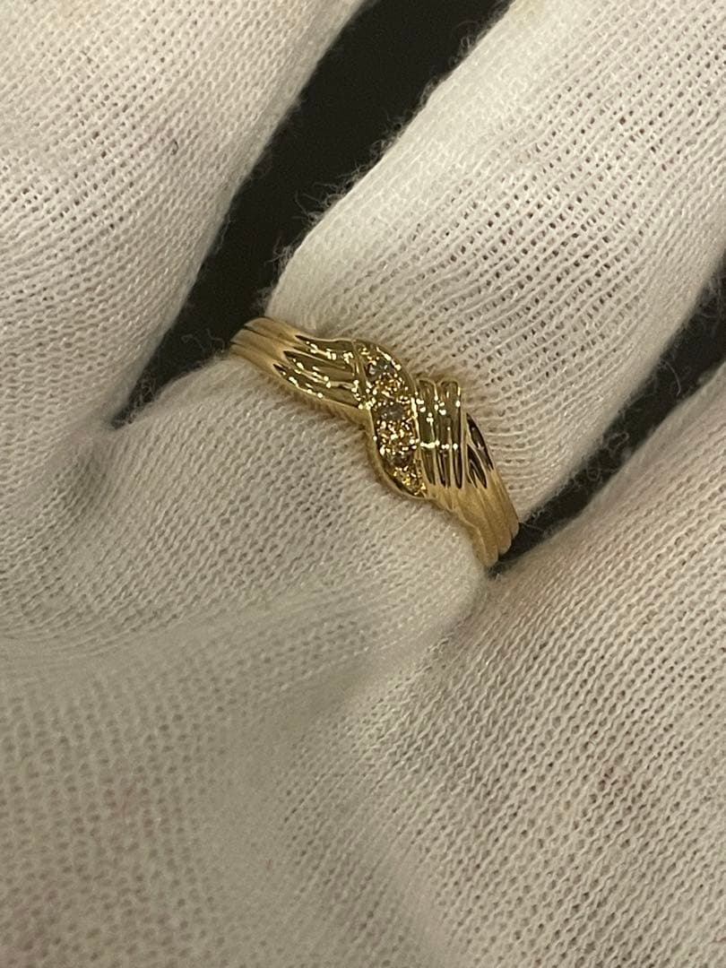 ジュエリーマキ　K18リング　18金指輪　ダイヤモンドリング　18金　k18