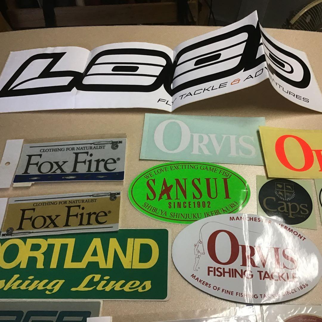 フライフィッシング　ステッカー　31枚　2シート　+2 追加9枚