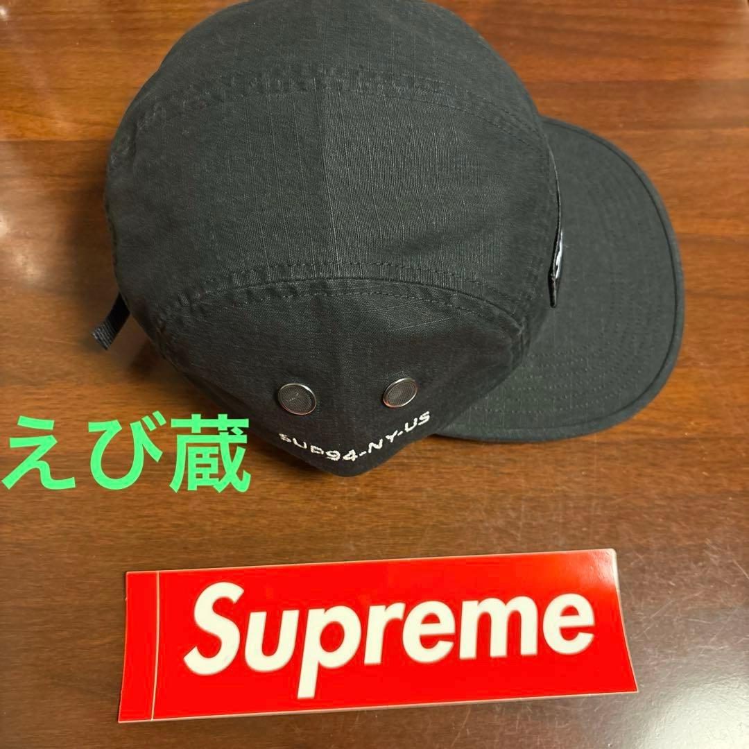 Supreme シュプリーム Military Camp Cap Black